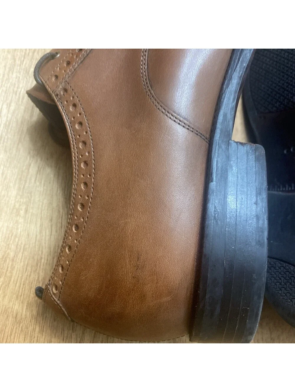 Cole Haan Grand 2.0 Shoes Mens Size 9.5 M Brown Leather C30626 Casual Preppy